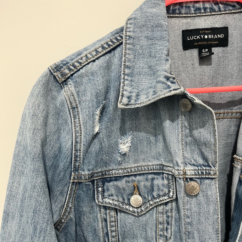 Lucky Brand Boyfriend Trucker Denim Jacket